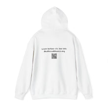 Load image into Gallery viewer, #akathisia - Learn before it&#39;s too late. - Unisex Hoodie

